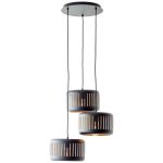 Brilliant Tyas Riippuvalaisin Metalli- Musta Kulta | 520mm - Sopii 3x E27