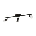 Eglo Kattovalo Buzz-LED Teräs Musta 3x2.8W 3x250lm - 830 Lämmin Valkoinen | IP20 - Sis. 3x GU10