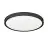 Eglo Kattovalo Kylpyhuonevalaistus Fueva 6 Muovi- Musta 14.2W 2000lm - 827-840-865 CCT