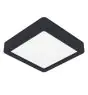 Eglo Kattovalo Fueva 6 Muovi- Musta 7W 1100lm - 827-840-865 CCT
