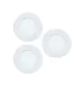 Monipakkaus 3x Eglo Upotettu Kohdevalaisin Fueva 6 Muovi- Valkoinen 11.1W 1350lm - 827-840-865 CCT