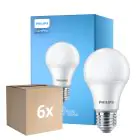 Monipakkaus 6x Philips Corepro LED Lamppu E27 Päärynä Matta 10W 1055lm - 830 Lämmin Valkoinen | Korvaa 75W